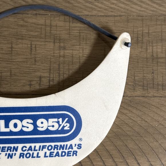 Vintage 80s KLOS 95 1/2 Southern California Rock Radio Foam Visor - Picture 4 of 7
